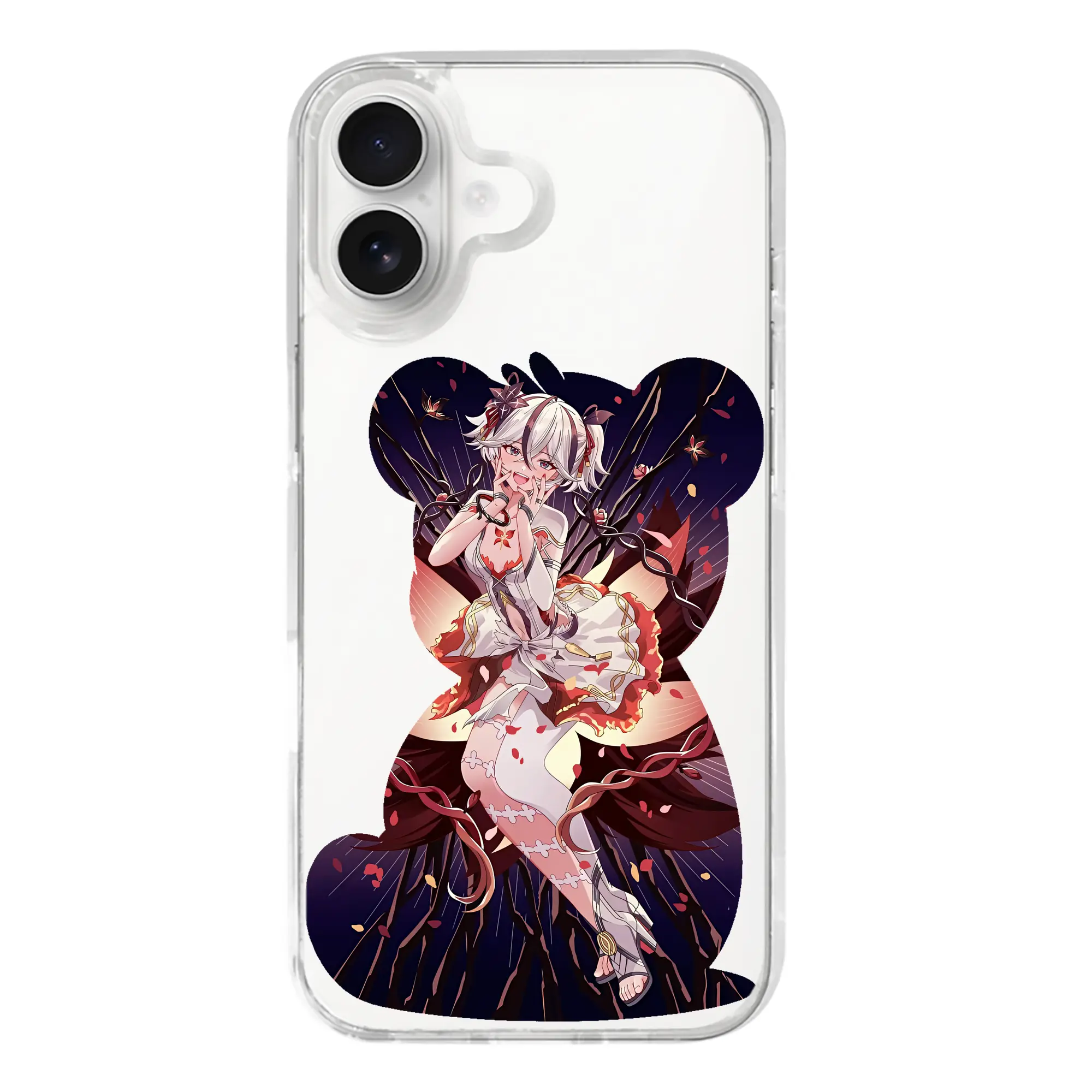 鳴潮 グッズ ツバキ - iPhone 17シリーズ 透明スマホケース – 薄型・耐衝撃・精密フィット保護カバー